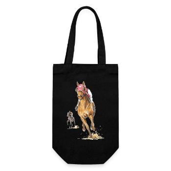 Seabiscuit - Geschenkbeutel für Flaschen - Schwarz - Vorne