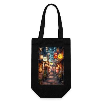 Nuit de Tokyo Lueur - Sac à bouteille - noir - Devant