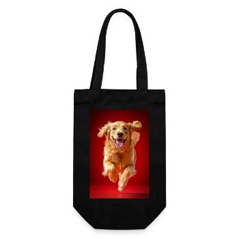 Flying Golden Joy - Gift Bag for Bottles - black - Front