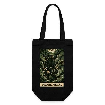 Drone Metal (Card XVIII) - Gift Bag for Bottles - black - Front