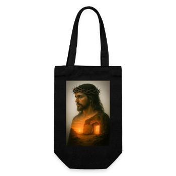 Sauveur ressuscité à l’aube - Sac à bouteille - noir - Devant