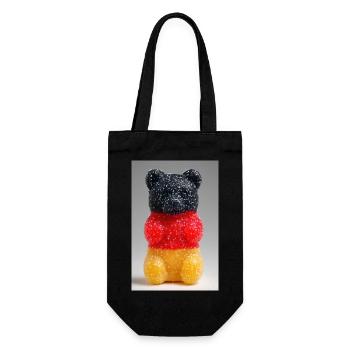 Drapeau allemand Gummy Bear - Sac à bouteille - noir - Devant