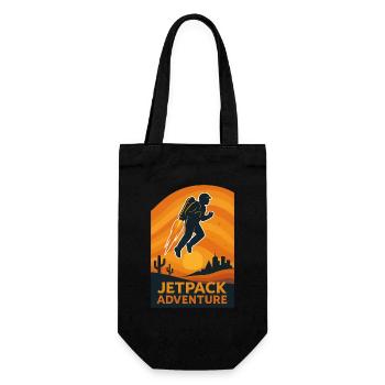 Jetpack Adventure - Gift Bag for Bottles - black - Front