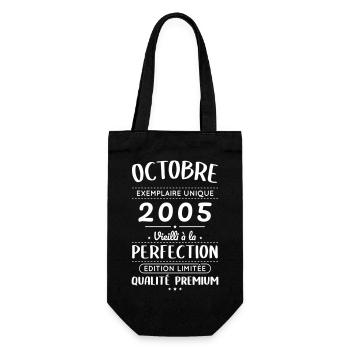 Anniversaire 20 ans - Octobre 2005 Perfection - Sac à bouteille - noir - Devant