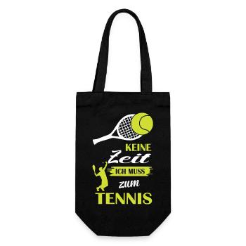 Tennis Cadeaux Joueur de tennis Dictons Sports - Sac à bouteille - noir - Devant