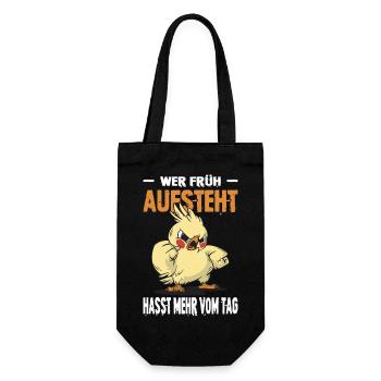 Funny Sayings Fun Outfits Irony Sarcasm - Gift Bag for Bottles - black - Front