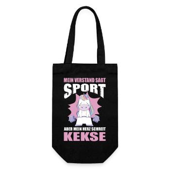 Tenue de sport Drôle de dicton - Sac à bouteille - noir - Devant