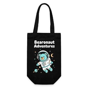 Bearonaut Adventure Space - Gift Bag for Bottles - black - Front