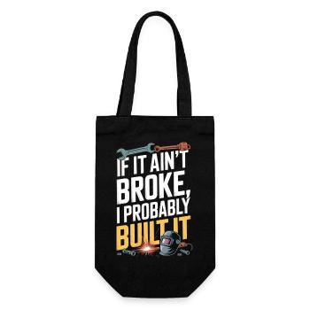 Si ce n’est pas cassé, je l’ai - Sac à bouteille - noir - Devant