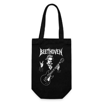 Beethoven Metal Guitar - Gift Bag for Bottles - black - Front