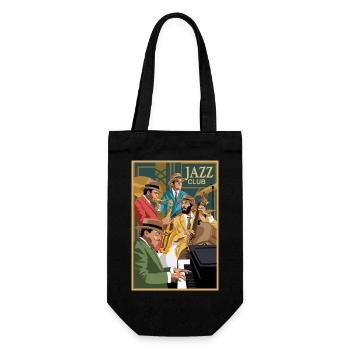 club de jazz - Sac à bouteille - noir - Devant
