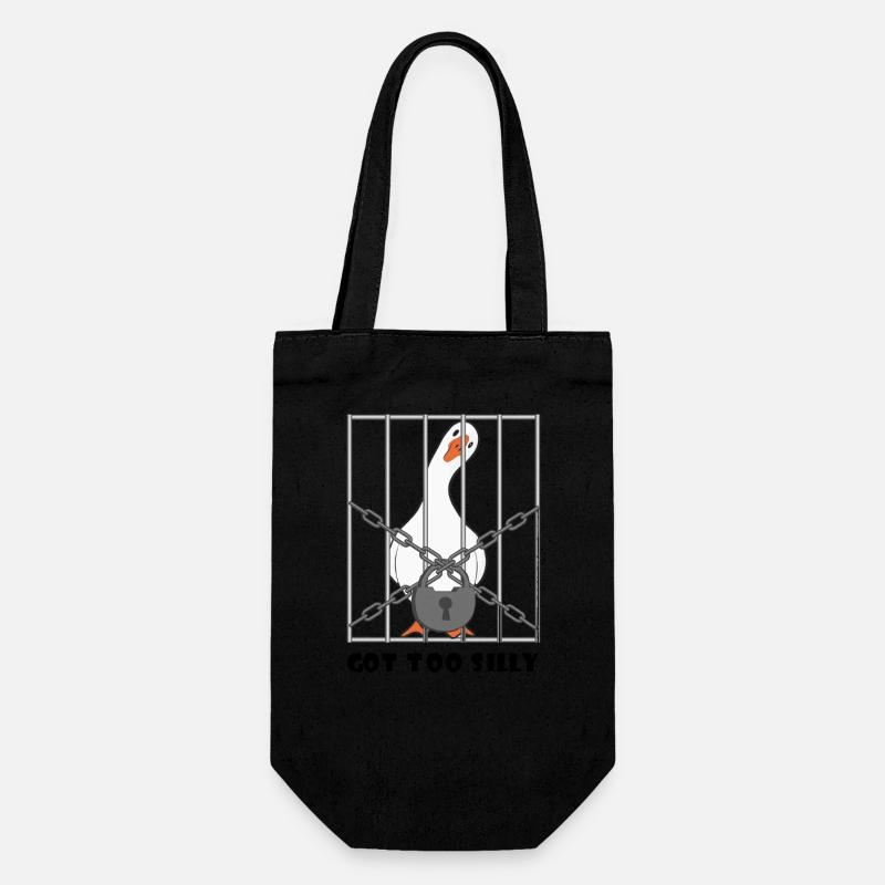 Goose – Got Too Silly - Gift Bag for Bottles - black