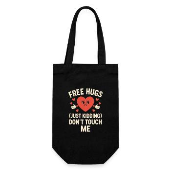 Anti-Valentine vibe - Gift Bag for Bottles - black - Front