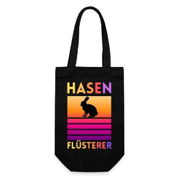 Bunny Whisperer - Gift Bag for Bottles - black - Front