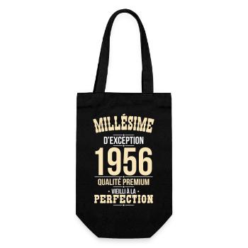 1956 – Millésime d’exception – Qualité premium - Sac à bouteille - noir - Devant