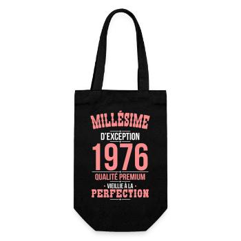 1976 – Millésime d’exception – Qualité premium - Sac à bouteille - noir - Devant