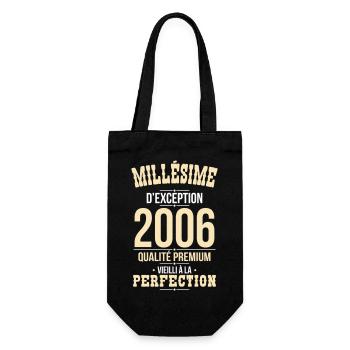 2006 – Millésime d’exception – Qualité premium - Sac à bouteille - noir - Devant