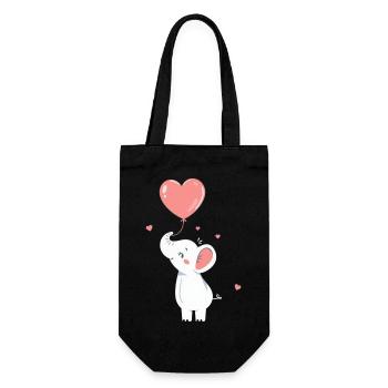 Gift Mother's Day Gift Mom Gifts - Gift Bag for Bottles - black - Front