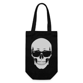 Sunglasses Skeleton Noir - Gift Bag for Bottles - black - Front