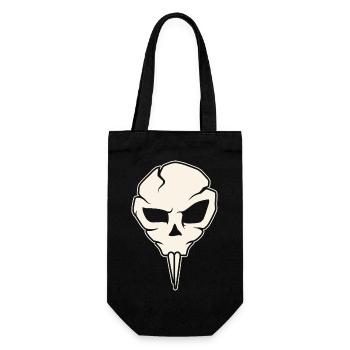 Nosferatu Totenkopf - Geschenkbeutel für Flaschen - Schwarz - Vorne