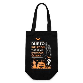 Halloween Inflation Mein Kostüm - Geschenkbeutel für Flaschen - Schwarz - Vorne