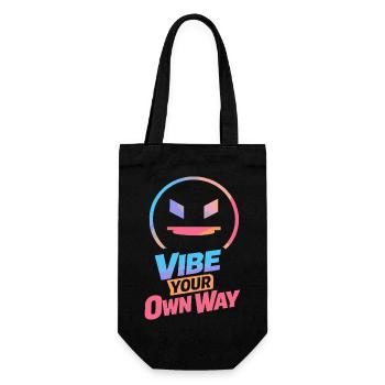Vibe Your Own Way - Gift Bag for Bottles - black - Front