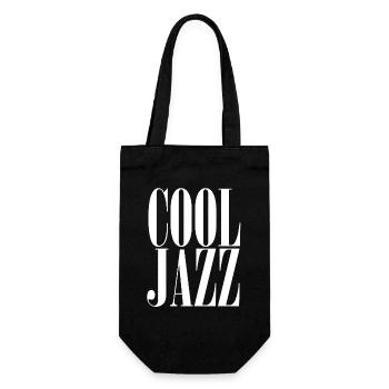 Cool Jazz Typography Tee - Gift Bag for Bottles - black - Front