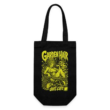 Urban Gardening Garden Hair Dont Care - Gift Bag for Bottles - black - Front