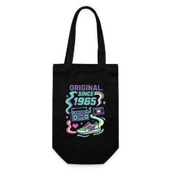 Original since 1985 - Year of birth 1985 - Gift Bag for Bottles - black - Front