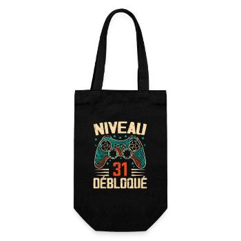 1993 31st Anniversary Gifts, 31 Year Adventure - Gift Bag for Bottles - black - Front