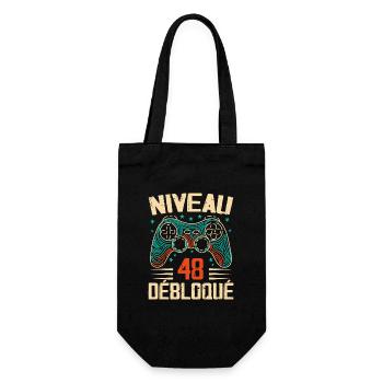 1976 cadeaux 48e Anniversaire, Aventure de 48 Ans - Sac à bouteille - noir - Devant