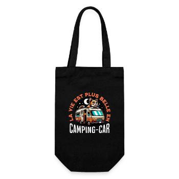 La Vie Est Plus Belle En Camping Car - Sac à bouteille - noir - Devant