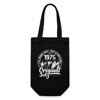 juillet 1975 Original:49 Ans Cadeau d'Anniversaire - Sac à bouteille - noir - Devant