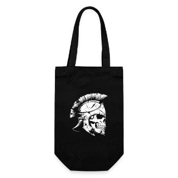 Spartan Skull Sparta - Gift Bag for Bottles - black - Front