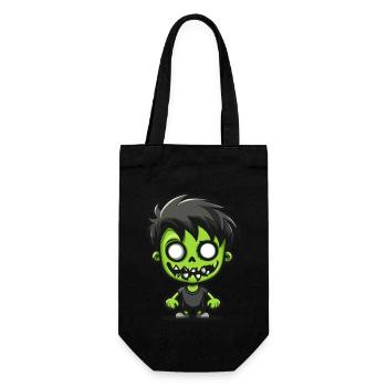Zombie Halloween Comic - Geschenkbeutel für Flaschen - Schwarz - Vorne