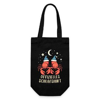 Offizielles Schlafshirt EUROPÄISCHE HUMMER - Geschenkbeutel für Flaschen - Schwarz - Vorne