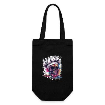 Chef Chef Skull - Gift Bag for Bottles - black - Front