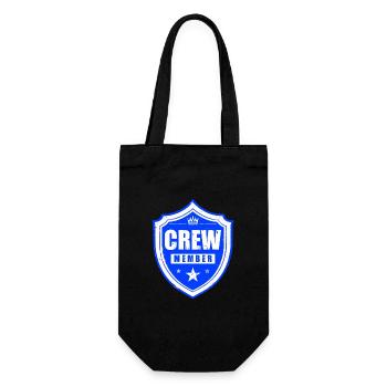 Crew Member - Gift Bag for Bottles - black - Front