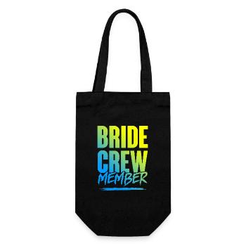 Bride Crew - Gift Bag for Bottles - black - Front