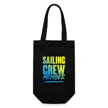 Sailing Crew - Geschenkbeutel für Flaschen - Schwarz - Vorne