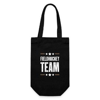 Fieldhockey Team - Geschenkbeutel für Flaschen - Schwarz - Vorne