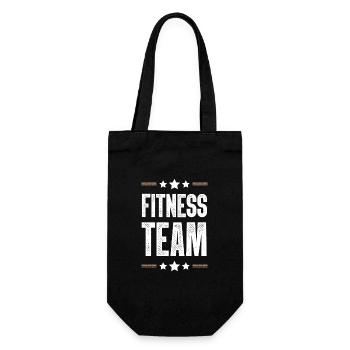 Équipe de fitness - Sac à bouteille - noir - Devant