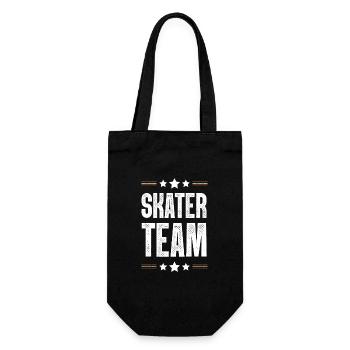 Équipe de patineurs - Sac à bouteille - noir - Devant
