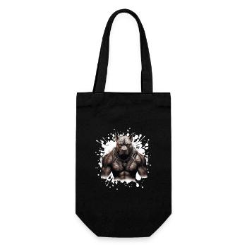 Chien Pit Muscles Musculation Bête - Sac à bouteille - noir - Devant