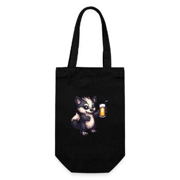 Skunk Pixel Bière - Sac à bouteille - noir - Devant