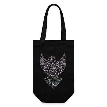 Tatouage Tribal Aigle Tatouage Aztèque - Sac à bouteille - noir - Devant