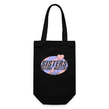 Les sœurs avant les messieurs | Couleurs modifiables - Sac à bouteille - noir - Devant