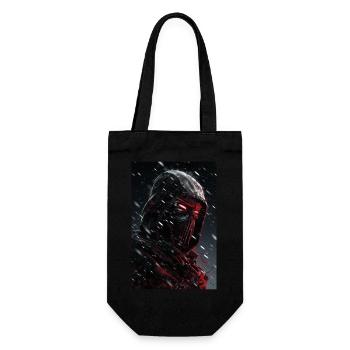 Neon Cyber Ninja Warrior #6 - Geschenkbeutel für Flaschen - Schwarz - Vorne