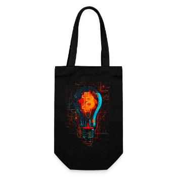 BTC Ampoule - Sac à bouteille - noir - Devant