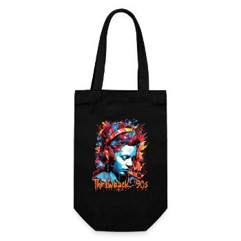 Revival and return to the 90s - Gift Bag for Bottles - black - Front